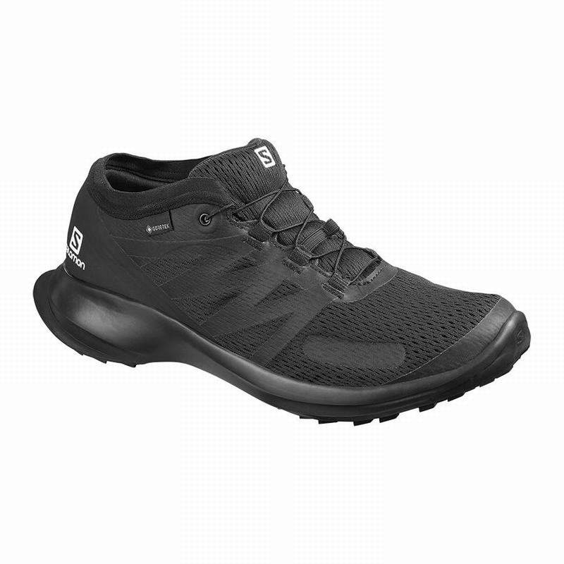 Zapatillas Trail Running Salomon Hombre Negras - Salomon Argentina SENSE FLOW GTX ,815620-IDM